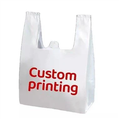 Logotipli plastik futbolka sumkalari